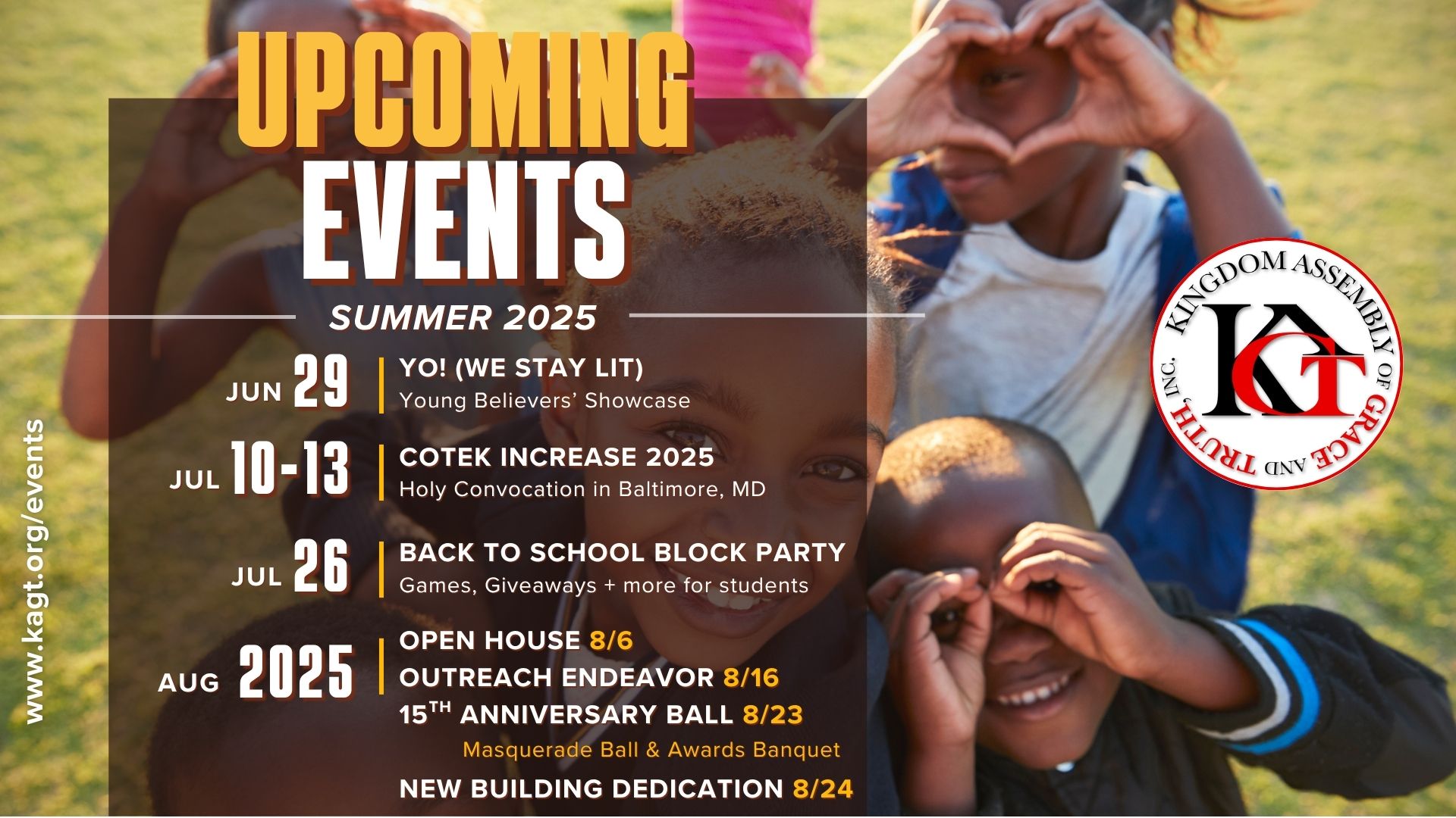 Upcoming Events | 2025
